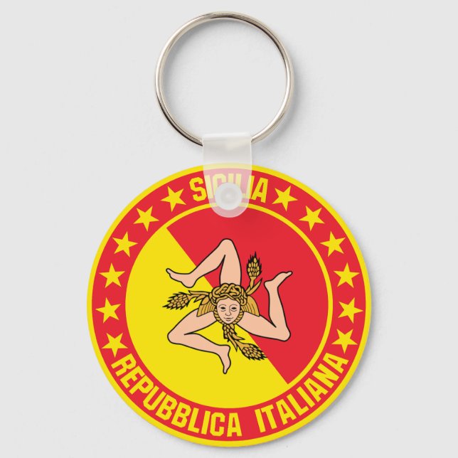 Sicilia Schlüsselanhänger (Vorderseite)
