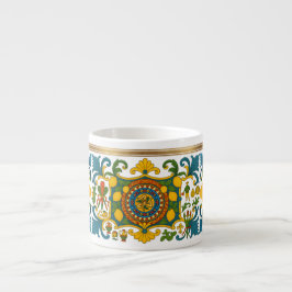Sicilia Sicilian Pattern Espresso Cup Espressotasse