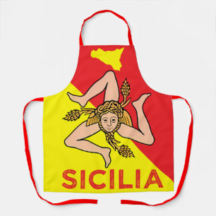 Sicilia Sizilien All-over Print-Schürze Schürze