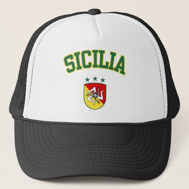 Sicilia Truckerkappe (Vorderseite)