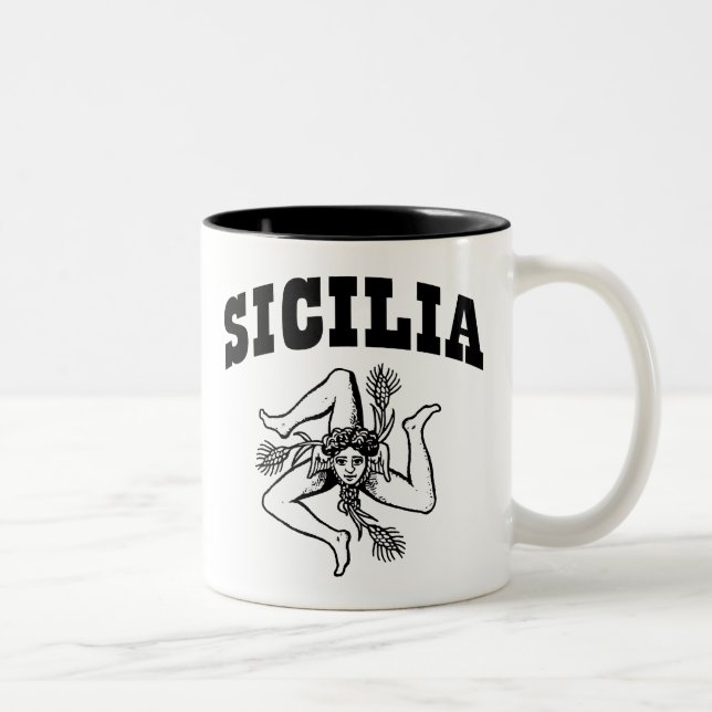 Sicilia Zweifarbige Tasse (Rechts)
