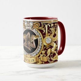 Sicilian Medusa Trinacria Geschenk Tasse