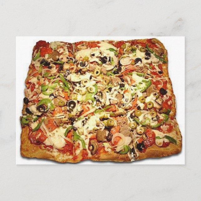 SICILIAN PIZZA PIE POSTKARTE (Vorderseite)