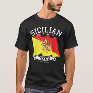 Sicilian Pride Nanu Großvater Vater Pop Family Gea T-Shirt
