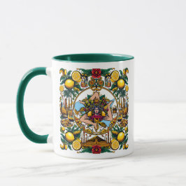 Sicilian Trinacria Design  Tasse
