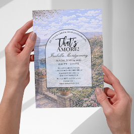 Sicily Coast Italian Themed Bridal Shower Einladung