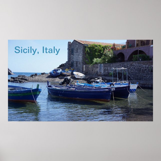 Sicily Italy Poster (Vorne)