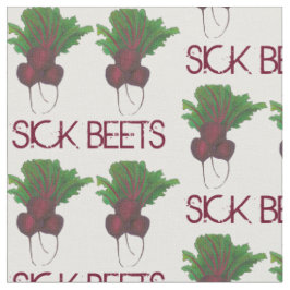 Sick Beets (Beats) Rote Rüben Vegetarisches Funny Stoff