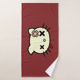 Sick Kitty Badehandtuch