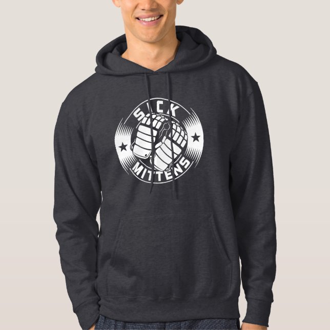 Sick Mittens Ice Hockey Slang Hoodie (Vorderseite)