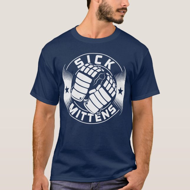 Sick Mittens Ice Hockey Slang T - Shirt (Vorderseite)
