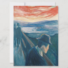 Sick Mood at Sunset, Despair (von Edvard Munch)