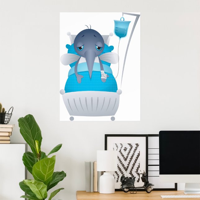 Sick Moskito in Hospital Poster (Von Creator hochgeladen)