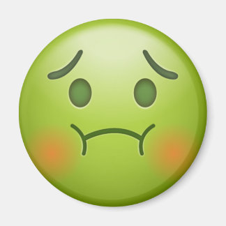 Sick Note Emoji Face Magnet