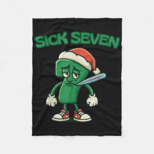 Sick Seven 67 Cartoon-Charakter Weihnachtsspaß für Fleecedecke