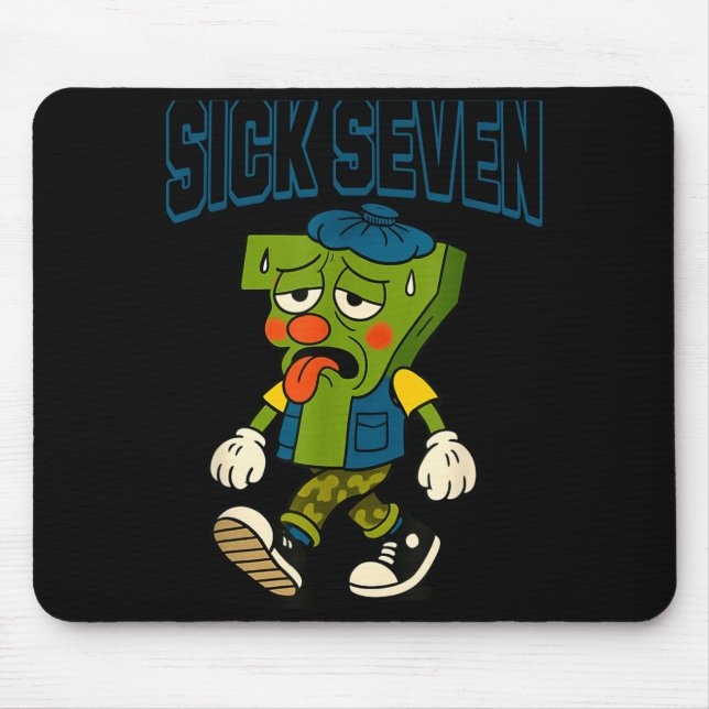 Sick Seven 67 Halloween Costume For Pular Design  Mousepad (Vorne)