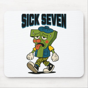 Sick Seven 67 Halloween-Kostüm für trendige Popul Mousepad
