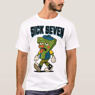 Sick Seven 67 Halloween-Kostüm für trendige Popul T-Shirt