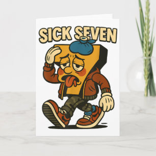 Sick Seven 67 Halloween-Kostüm Lustig Six Seven Ic Karte