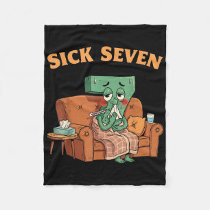 Sick Seven 67 Halloween-Kostüm Lustiges Wortspiel- Fleecedecke