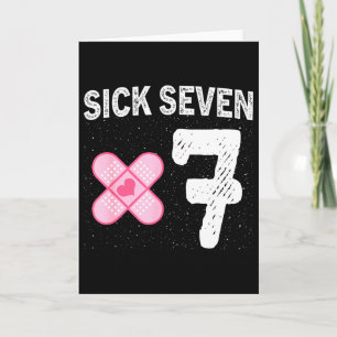 Sick Seven 67 Halloween-Kostüm Lustiges Wortspiel- Karte