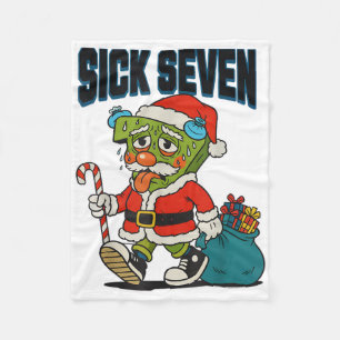 Sick Seven 67 Kostüm Lustiges Weihnachten Santa Mä Fleecedecke