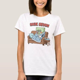 Sick Seven 67 Kostüm Spaß Wortspiel Design, kostü T-Shirt