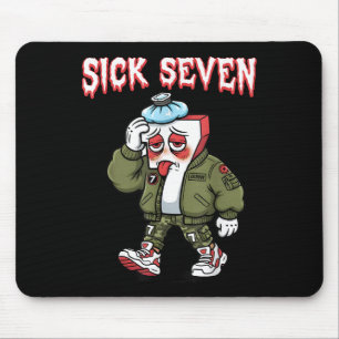Sick Seven 67 Meme Lustig Gen Alpha Slang Brainrot Mousepad