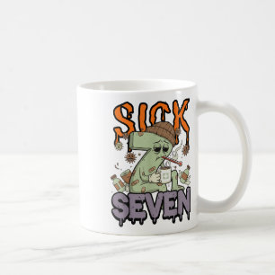 Sick Seven Meme T-Shirt 67 Six Seven Lustiger Wort Kaffeetasse