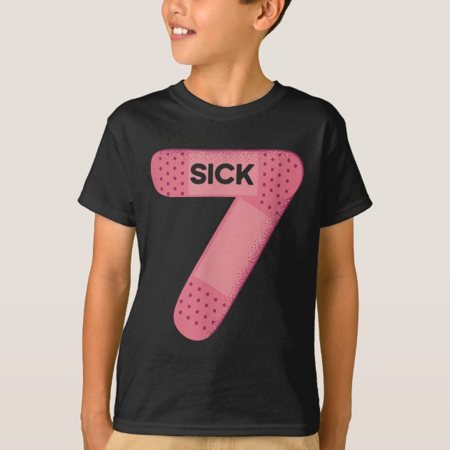 Sick Seven Meme T-Shirt Six Seven Lustiger Wortwit (Vorderseite)