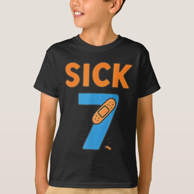 Sick Seven Meme Tee Six Seven Fun Wordplay  (Vorderseite)