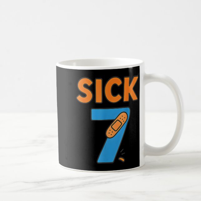 Sick Seven Meme Tee Six Seven Fun Wordplay  Kaffeetasse (Rechts)