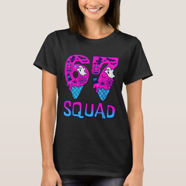 Sick Seven Meme Tee Six Seven Funny 67 Halloween S (Vorderseite)