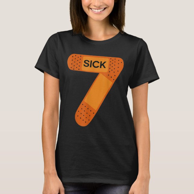 Sick Seven Meme Tee Six Seven Funny Wordplay _1  (Vorderseite)