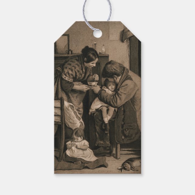 Sick Young Girls unterstützt von ihrem Vater und M Geschenkanhänger (Vorderseite)