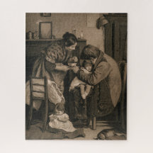 Sick Young Girls unterstützt von ihrem Vater und M