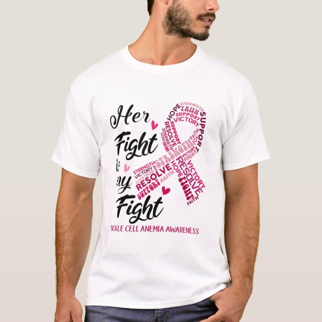 Sickle Cell Anemia Her Fight is our Fight T-Shirt (Vorderseite)