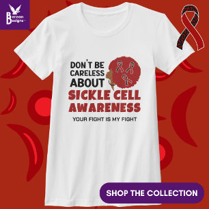 SICKLE ZELLENBEWUSSTSEIN Sei nicht sorglos T-Shirt