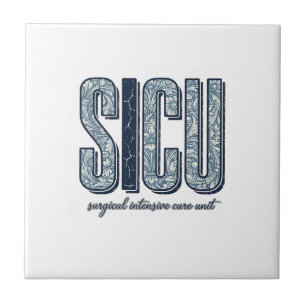 SICU Chirurgische Intensivstation Retro-Shirt De Fliese