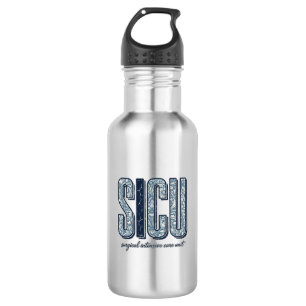SICU Chirurgische Intensivstation Vintage-Shirt De Edelstahlflasche