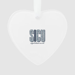 SICU Chirurgische Intensivstation Vintage-Shirt De Ornament