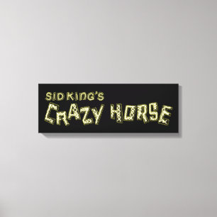 sid king's crazy horse leinwanddruck