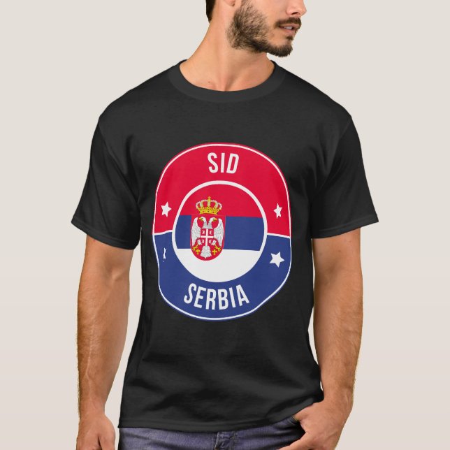 Sid, serbische Stadt T-Shirt (Vorderseite)