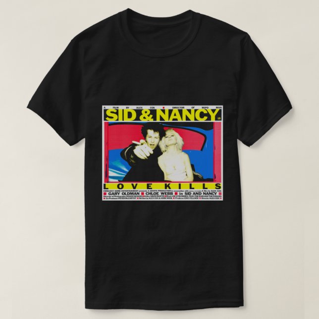 Sid und Nancy Liebe töten essenziellen T - Shirt (Design vorne)