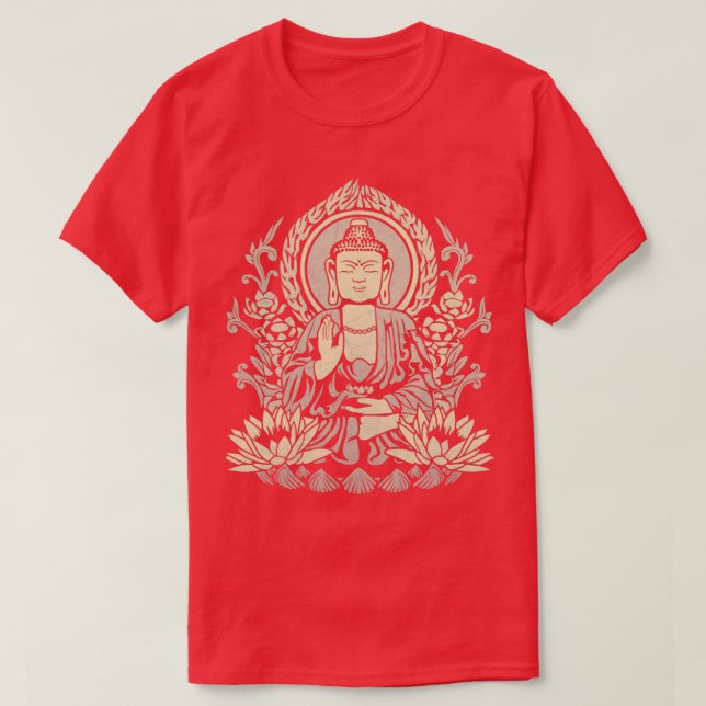 Siddhartha Gautama Buddha Yellow T-Shirt (Design vorne)