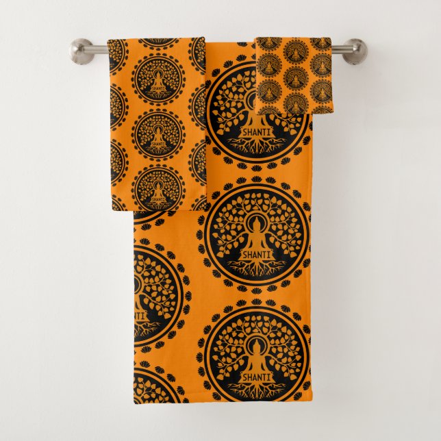 Siddhartha Gautama, buddhistische Kunst Badhandtuch Set (Insitu)