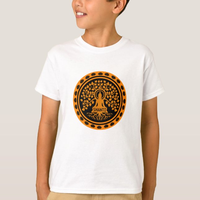 Siddhartha Gautama, buddhistische Kunst T-Shirt (Vorderseite)
