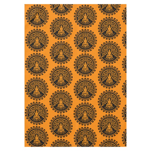 Siddhartha Gautama, buddhistische Kunst Tischdecke (Vorderseite)