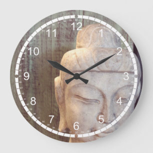 Siddhartha Gautama Foto Große Wanduhr