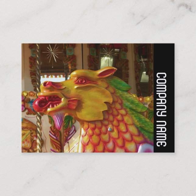 Side Band - Merry-go-Round-Dragon Visitenkarte (Vorderseite)